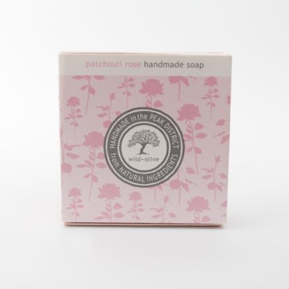 Patchouli Rose Soap packaging