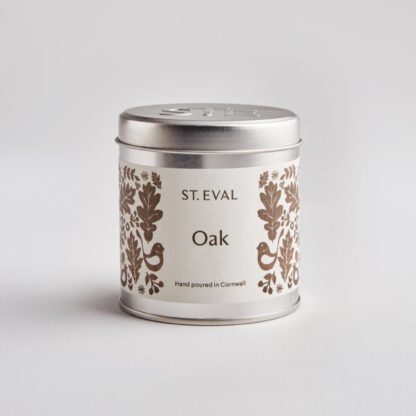 Oak Scented Tin Candle