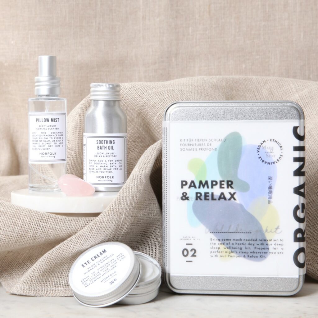 Pamper and Relax Kit Contents
